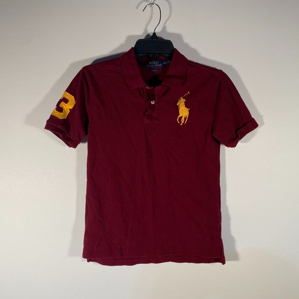 Polo Ralph Lauren Big Pony Shirt Boy Size M 10-12
